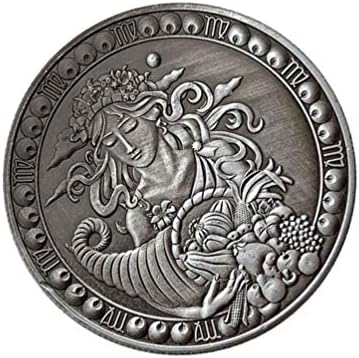 Метални Монети KESYOO Монета Повикване 12 Съзвездия Възпоменателна Монета Дева Астрологически Висящи Украшения Хороскоп