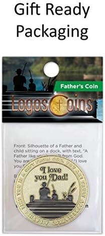 Монета на баща си, в знак на признателност обичам те, татко, Златна монета на повикване, подарък под формата на джобна