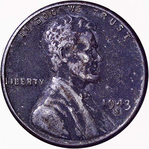 1943-та стоманена Линкълн пшеничен цент 1C много добър