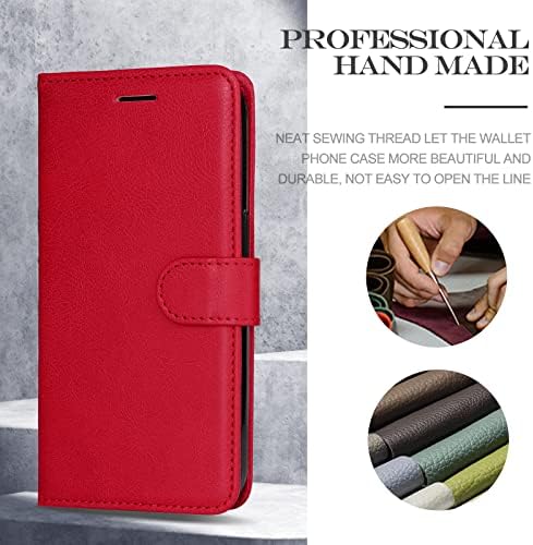 Калъф KKEIKO за Galaxy S9, една Чанта-Портфейл от изкуствена кожа за Samsung Galaxy S9, Магнитен Защитен Калъф с Противоударной