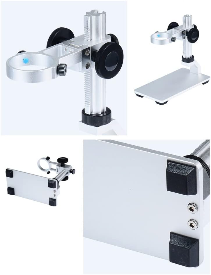FZZDP G600 Поставка от Алуминиева Сплав Скоба Притежателя Повдигаща опора за Цифровия микроскоп USB Микроскоп (Цвят: