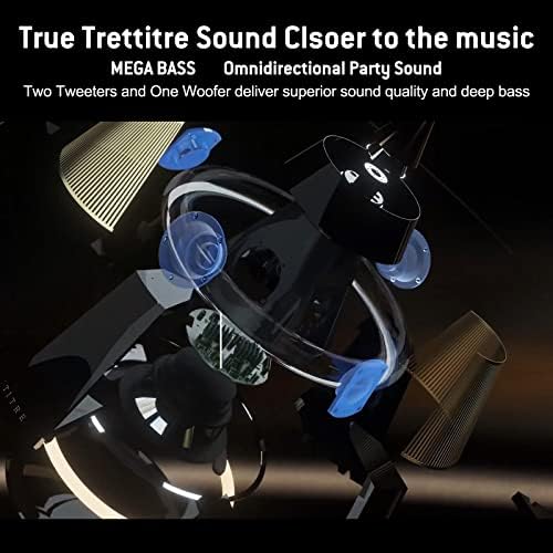 Bluetooth-високоговорител Tresound Hi-Fi от trettitre със съраунд звук на 360 ° и дълбоки бас, дървен корпус ръчно изработени и метална мрежа