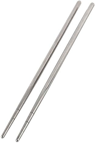 Пътнически Джобен пръчици за хранене Ruilogod от неръждаема стомана в Сребърен цвят (id: 1a6 63b 10е 30c 60e