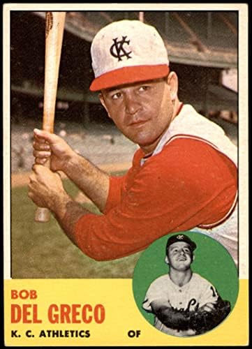 1963 Topps # 282 Боби Дел Греко от Канзас Сити Атлетикс (Бейзболна картичка), БИВШ спортист