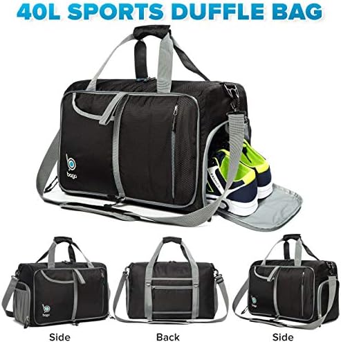Спортна чанта Bago за жени и мъже - Малка Упаковываемая спортна чанта за жени - Спортни чанти с отделение за обувки и
