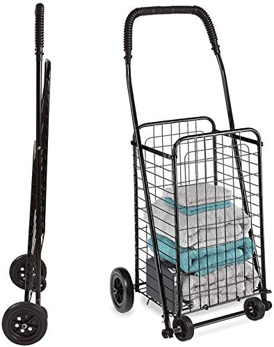 Универсална количка DMI с колела за използване като кошница за пазаруване, продуктовата колички, колички за бельо и колички