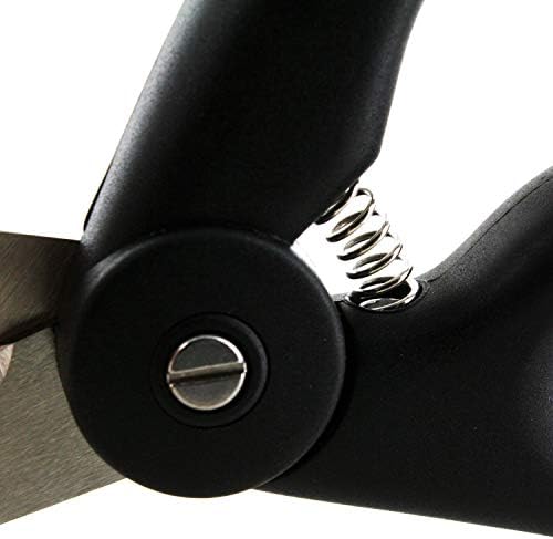 Thornton's Art Supply Многофункционална офис ножици за бродерия с мека дръжка, пружинящие от артрит, 8 см, идеална ножица