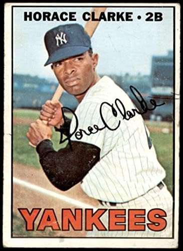 1967 Topps # 169 Хорас Кларк Ню Йорк Янкис (Бейзболна картичка) СПРАВЕДЛИВИ Янкис