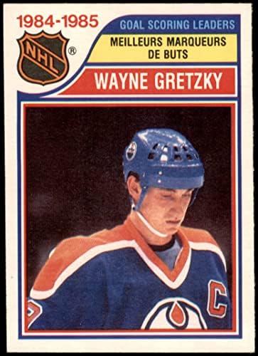 1985 O-Pee-Chee # 257 Уейн Грецки Едмънтън Ойлърс-Хокей на лед (Хокей на карта) NM/MT Ойлърс-Хокей на лед