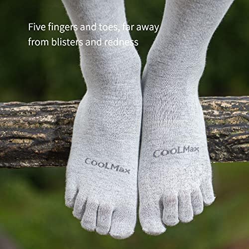 YOUGLE AONIJIE Тънки Спортни чорапи с пръсти, за мъже и жени Coolmax, Чорапи за бягане с пет пръста, Абсорбиращи Влагата
