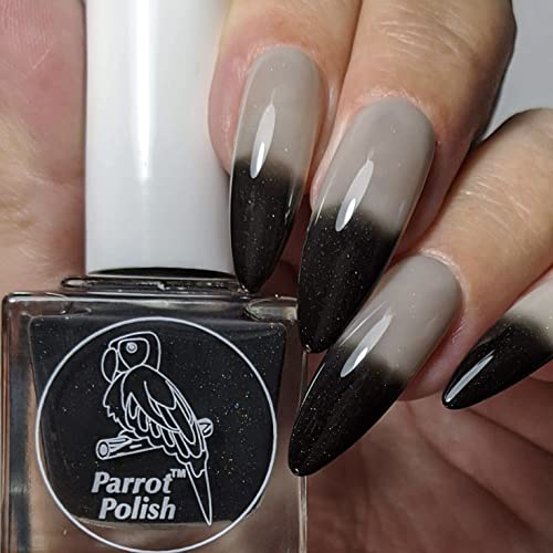 Лак за нокти Parrot Polish Black Magic Топло - Черно / Сиво