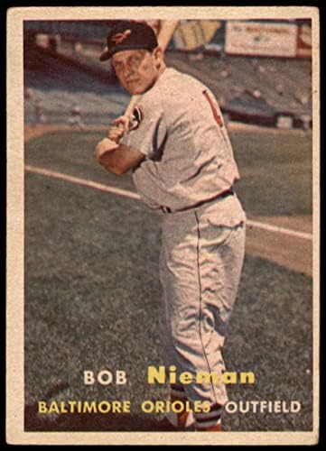 1957 Topps # 14 Боб Ниман Балтимор Ориолс (Бейзболна картичка) VG Ориолс