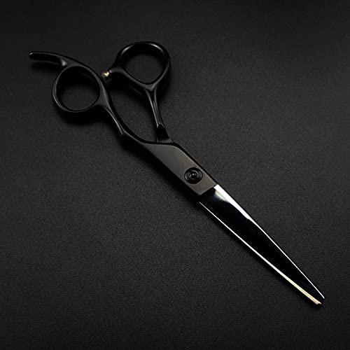 Ножица за подстригване на коса, 6-инчов Японски ножици от стомана 440c черен цвят за стригане, филировочные фризьорски