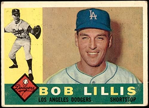 1960 Topps 354 Боб Лиллис Лос Анджелис Доджърс (Бейзбол карта) ДОБРИ Доджърс