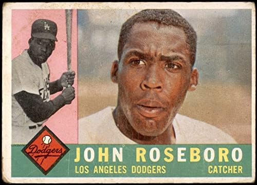 1960 Topps # 88 Джон Розборо Лос Анджелис Доджърс (Бейзбол карта) ЛОШ Доджърс