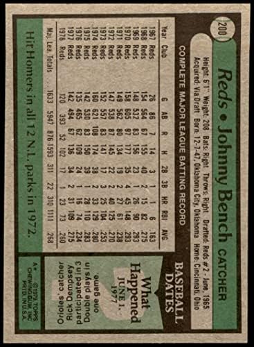 1979 Topps 200 Джони Пейка Синсинати Редс (Бейзболна карта) в Ню Йорк Редс