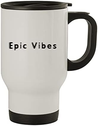 Molandra Products Epic Vibes - Пътна Чаша от Неръждаема Стомана за 14 грама, Сребриста