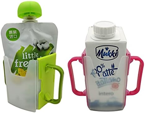 Титуляр кутии за детски сок, Титулярът на пакета за сок за деца, без да бъде смазан, Регулируема Сгъваема пакет за хранене