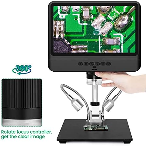 n/a 8,5-Инчов Микроскоп 1080P с Регулируем LCD дисплей Микроскоп за запояване на Индустриалното обслужване
