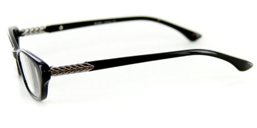 Модни очила за четене с кошачьим око Laurel от Ritzy Readers (черно + 3,00)
