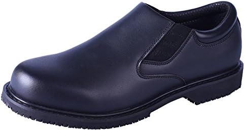 DDTX/Мъжки устойчива на плъзгане работна обувки SRC Без Шнур, Маслостойкая Обувки готвач, Защитна форма, Модел обувки Черен цвят