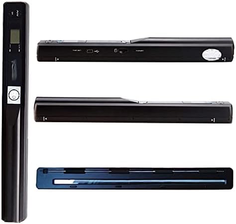 Портативен скенер, Формат A4, 900 dpi, формат JPG / PDF, LCD дисплей за бизнес Приеми Книги, Портативен Ръчен Скенер за документи, Скенер, захранван с батерии, Червен