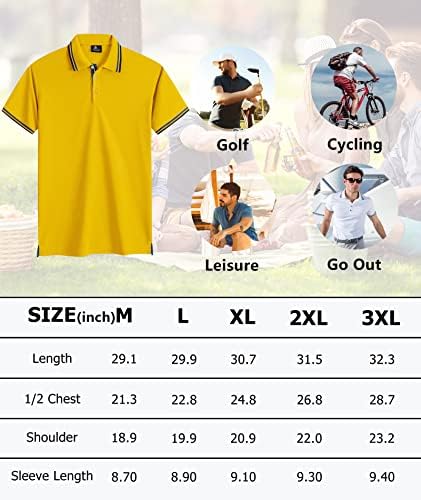 Мъжки ризи Поло OneDog С Къс ръкав, Абсорбиращи Влагата, Спортни, Ежедневни Тениски за голф с яка