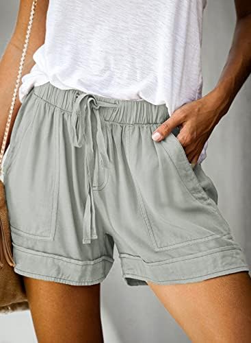 CILKOO Женски Удобни Ежедневни Панталони с еластичен колан на съвсем малък и джобове (S-3XL)