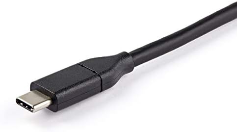 StarTech.com кабел с дължина 3 фута (1 м) от USB C до DisplayPort 1.4, 8K 60Hz / 4K - Двустранен кабел-адаптер за свързване
