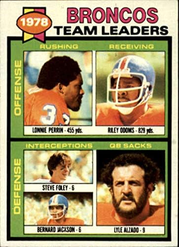 1979 Topps #507 Лони Перин/Райли Одомс/Стив Фоли/Бърнард Джаксън/Lyle Альзадо TL NM-MT Denver Broncos Футбол J2M