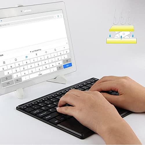 Клавиатура BoxWave е Съвместим с таблетен IWEGGO Android 11 в cp80 (8 инча) (клавиатура от BoxWave) - Клавиатура SlimKeys