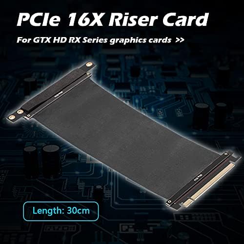 Конекторите PCIe 16X 3.0 Удлинительный кабел с конектор под прав ъгъл от 90 градуса PCI-E 16X-16X Гъвкава такса за Странично