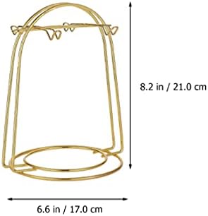 NUOBESTY Поставка за Източване на Чаши, Простор за Кафе Чаши, Органайзер за Чаши, Декоративен Държач За Кафе Чаши, Простор