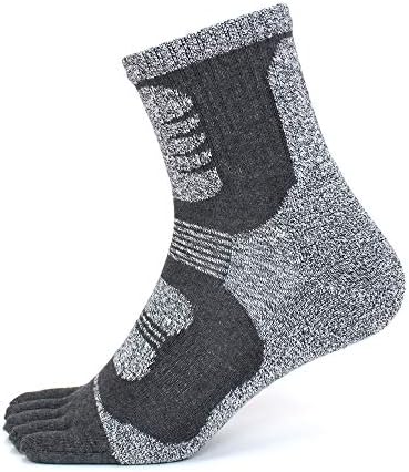 Памучни Чорапи с пальчиками за Мъжкия отбор No Show Спортни Дебели, Тънки Чорапи с Пет Чорапи 5 Двойки