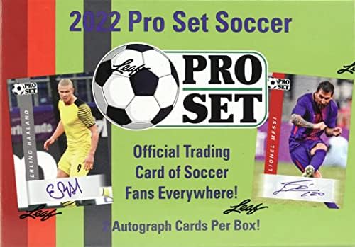 Футболна скоростна 2022 Leaf Pro Set Soccer box (ДВЕ картички с автограф /bx)
