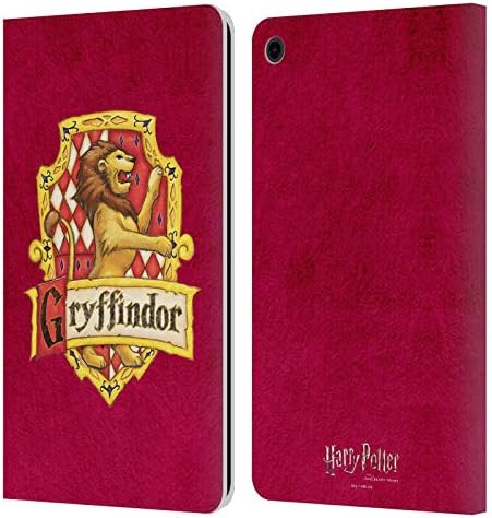 Дизайн на своята практика за главата Официално Лицензиран Harry Potter Hogwarts Герб Sorcerer's Stone I Кожен Калъф-Книжка-джобен