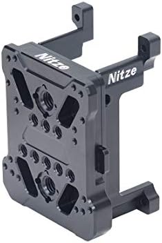Адаптер за пистолета платка с V-образно затваряне на Nitze Vmount Скоба, Съвместима с датчиците Z Cam E2-M4 S6 F6 F8