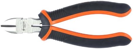 Клещи Диагонал Tactix 200005, 160 мм / 6 инча, Черен / Оранжев