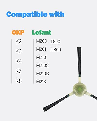 ББТ BAMBOOST Резервни Части Четки са Подходящи за Lefant M201 T800 U180 T700 M520 M571, OKP K2 K3 K7 K8 L3 MOOSOO MT501