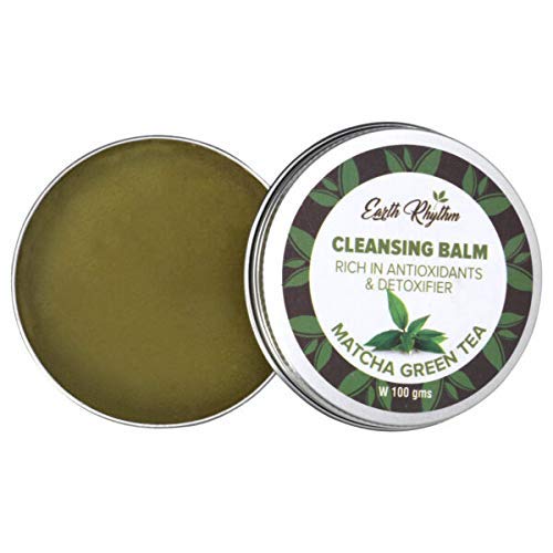 Подхранващ Почистващ балсам Earth Ритъм със зелен чай Мача за мазна кожа, Сертифициран Натурален, Без пластмаса - 3,52