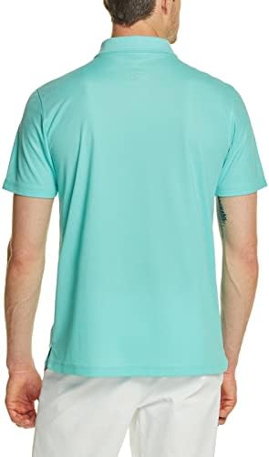 Мъжки Ризи Поло TSLA С Къс ръкав, бързо съхнещи Риза За голф Regular fit, Обикновена Тениска Sports Performance Dri Flex