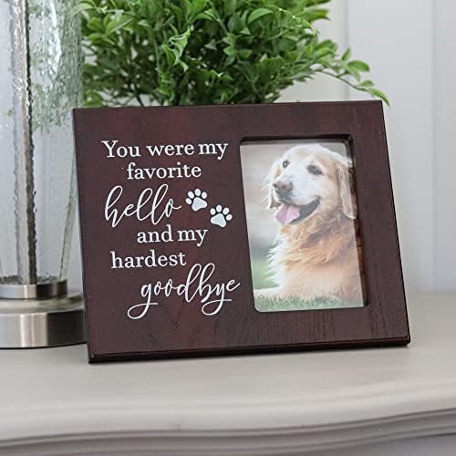Елегантни Знаци, Запомнящи се Подаръци за кучета - Рамка за снимки За спомен, Ти е била Любимата Ми, Поздрави и Най-трудно