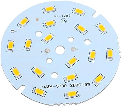 Aexit 74 мм, Диаметър на Лампа 9 W 18 Светодиоди 5730 SMD Топло Бяла Led Тавана Лампа Led Лампи Алуминиева Плака