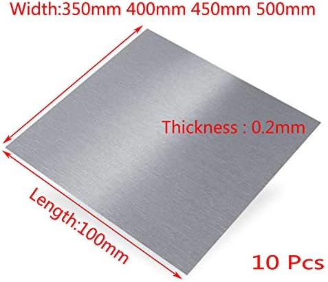 Zerobegin Чиста Алуминиева плоча, Алуминий метален лист, за пригодност за машинна обработка и свариваемости Детайли САМ