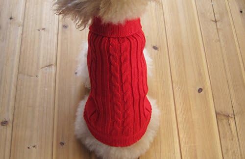 Пуловери за малки кучета, FAMI, Вязаный Пуловер за домашни Котки, Топло Hoody За Кучета, Зимни Дрехи За Кучета, Пуловер