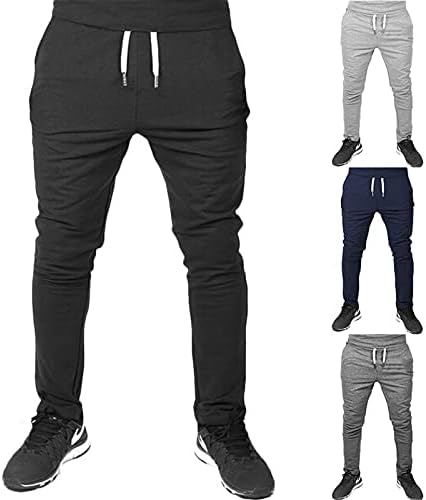 Мъжки Модни Спортни Панталони за Джогинг, Спортен анцуг, Ежедневни Памучни Спортни Панталони за Фитнес зала