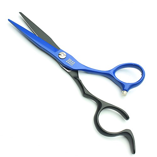 5,5-инчови черни, сини професионални фризьорски ножици Japan 440C senior hair ножици (Ножици за рязане)