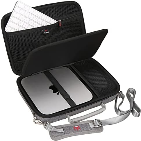 Mchoi устойчив на удари калъф за носене с Регулируема плечевыми ремъци за Apple Mac Mini M1, Apple Magic Keyboard & Magic Mouse, Само за носене