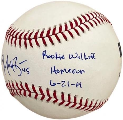 Мат Biti подписа договор с Висша лига бейзбол в Изход начинаещи от група 27.06.19 PSA - Бейзболни топки с автографи
