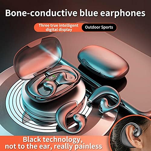EEkore True Безжични Слушалки с костна проводимост Bluetooth Слушалки с отворени Уши Слушалки 5.3 Спортни Водоустойчив